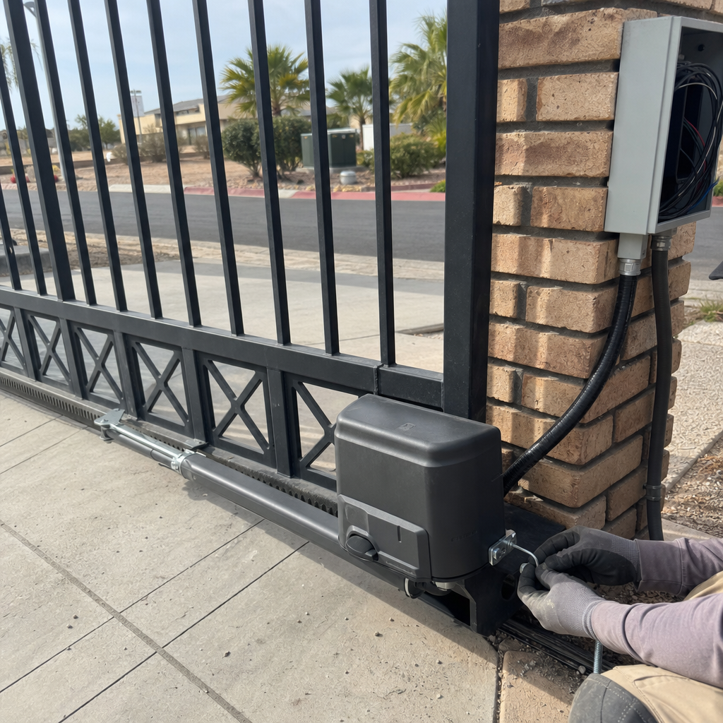 Gate motor and opener installation and repair service